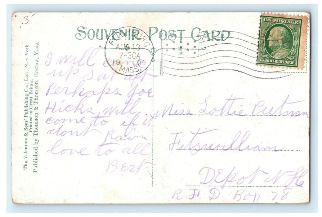 1909 Old Garrison House, Tyngsboro, Massachusetts MA Antique Postcard