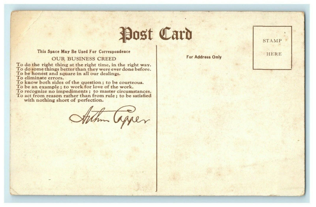 c1910 Home of Capper Publications Topeka Kansas KS Advertising Postcard