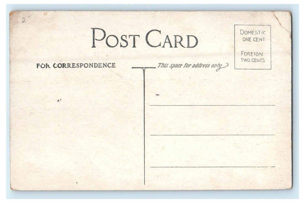 c1910 Linclon School Building Wakefield Massachusetts MA Antique Postcard