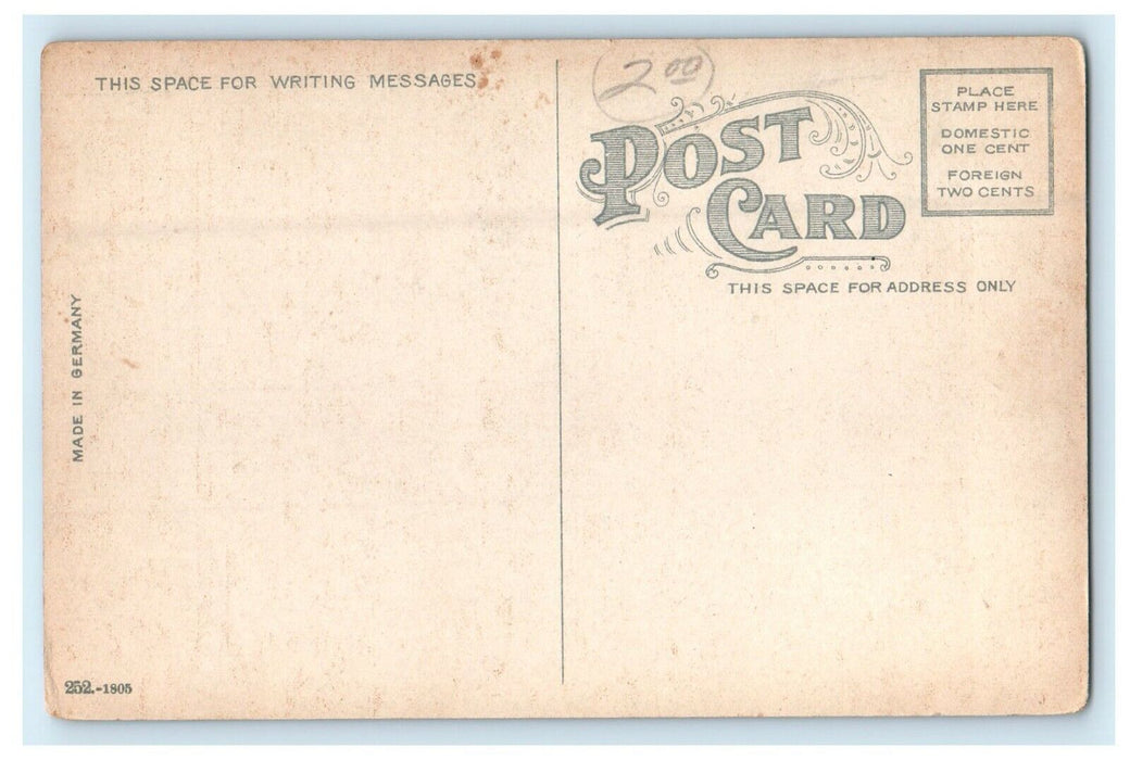 c1910's Hunter's Ferry Sioux River Near Sioux City Iowa IA Antique Postcard