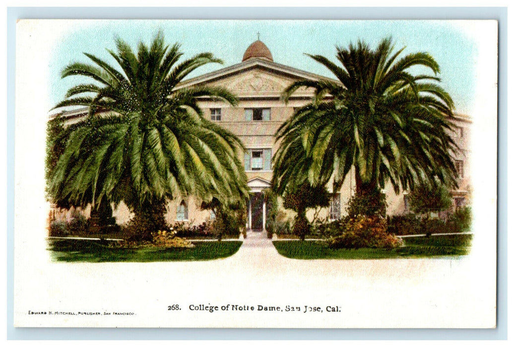 c1905s College of Notre Dame San Jose California CA Unposted Antique Postcard
