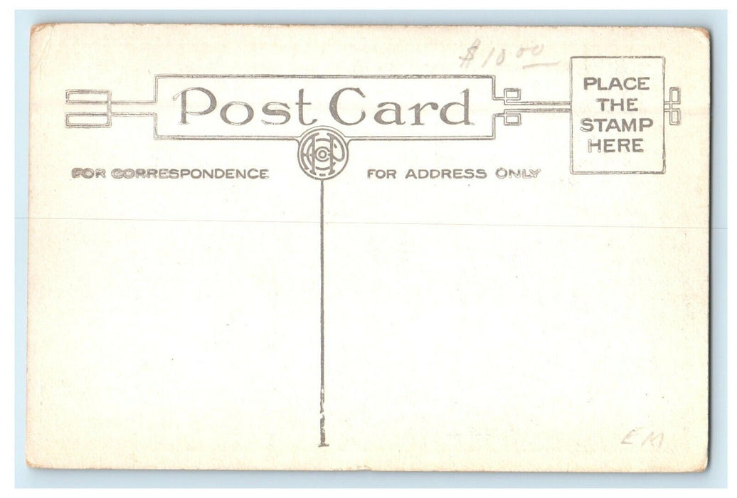 c1910's Car Station And Post Exchanges Ft. Leavenworth Kansas KS Postcard