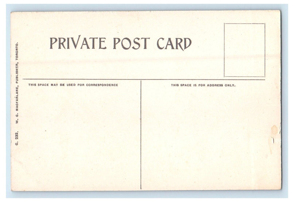 c1910 Sunshine and Shadow Stratford Ontario Canada Antique Postcard