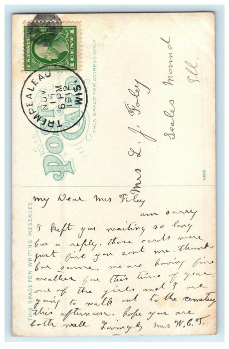 1912 La Crosse County School of Agriculture, Onalaska WI Trempealeau WI Postcard