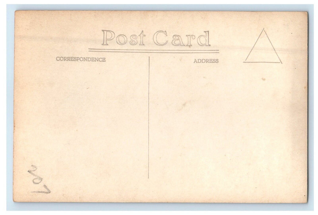 c1920's USS Pittsburgh Monkey And Dog At Ship Navy Sailors RPPC Photo Postcard