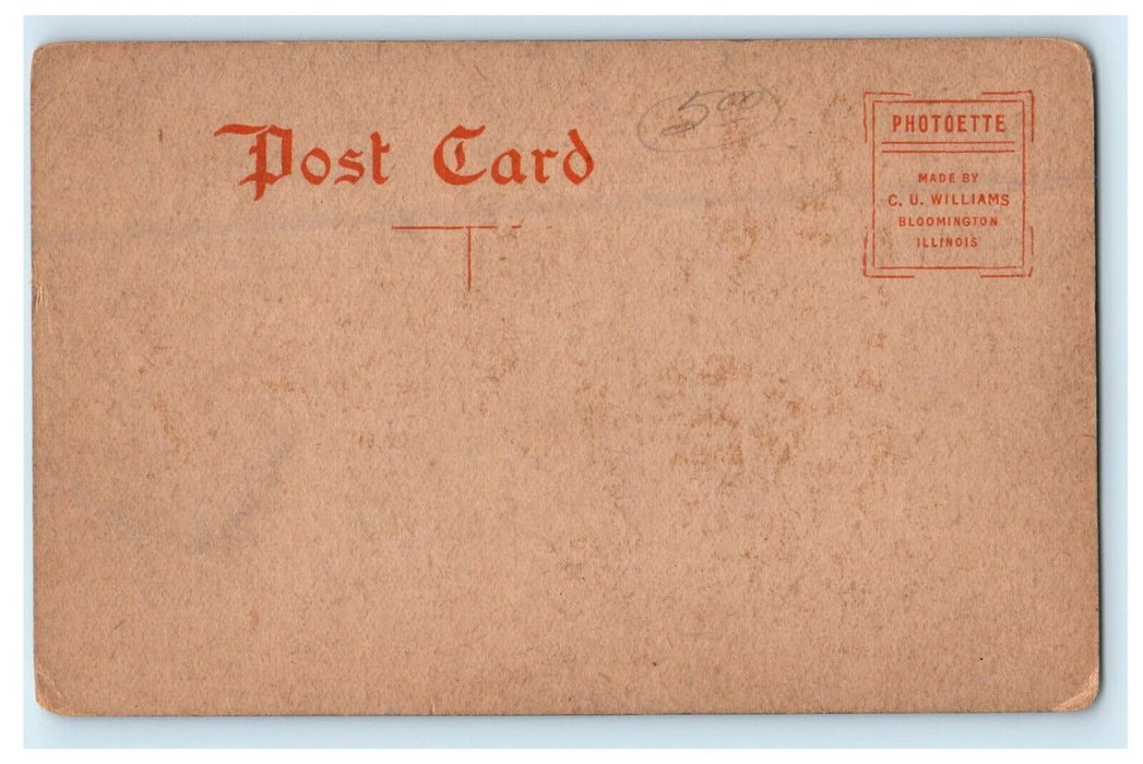 c1910's Presbyterian Church Greensburg Indiana IN Antique Postcard