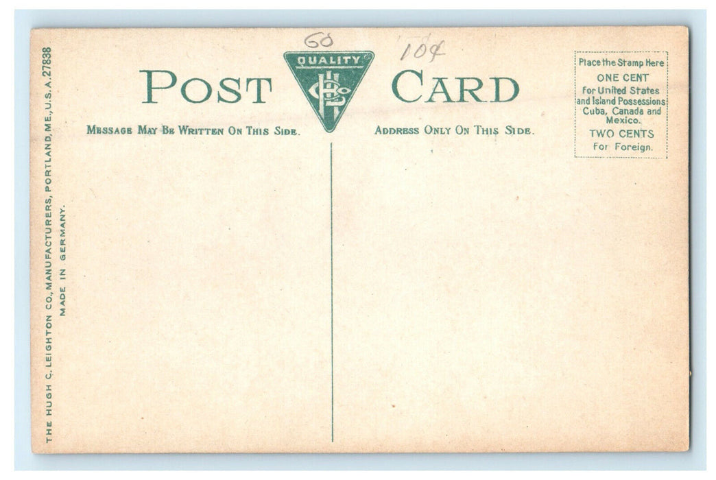 c1910s Colonel WM Prescott Statue, Charleston Massachusetts MA Postcard