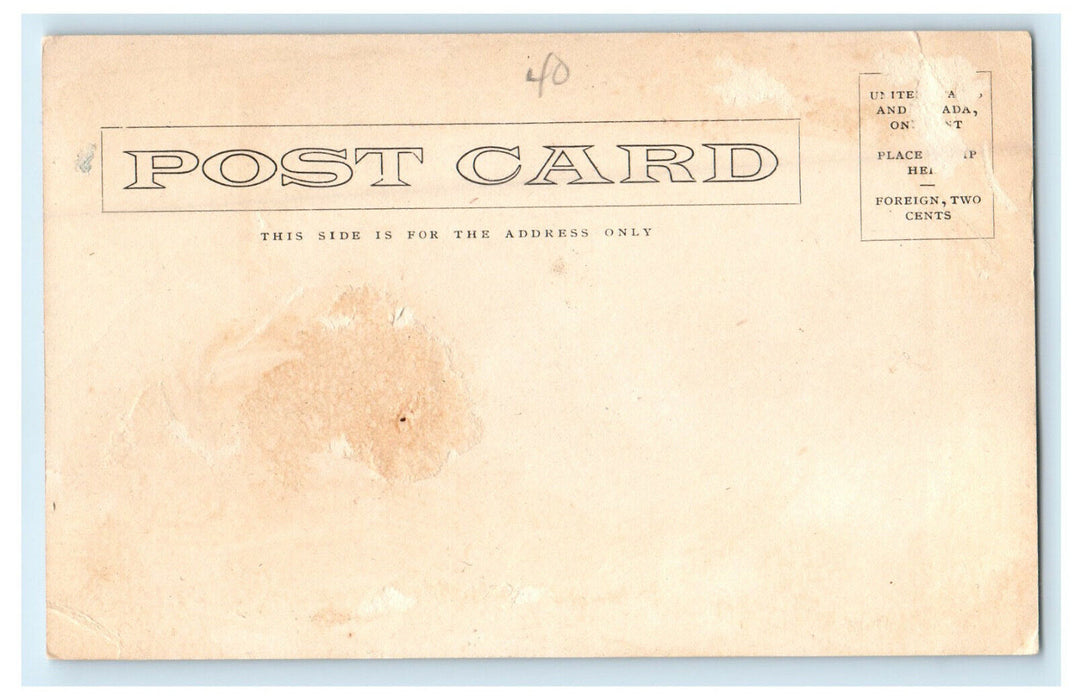 c1910s Fort Leavenworth General's Residence Kansas KS Unposted Antique Postcard