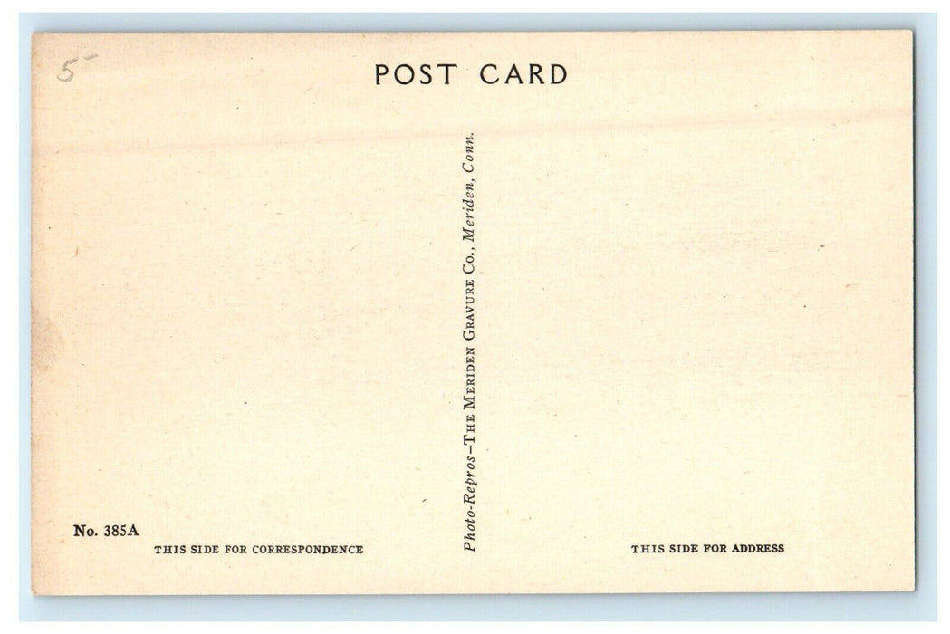 c1930's Franklin High School Building New Hampshire NH Vintage Postcard