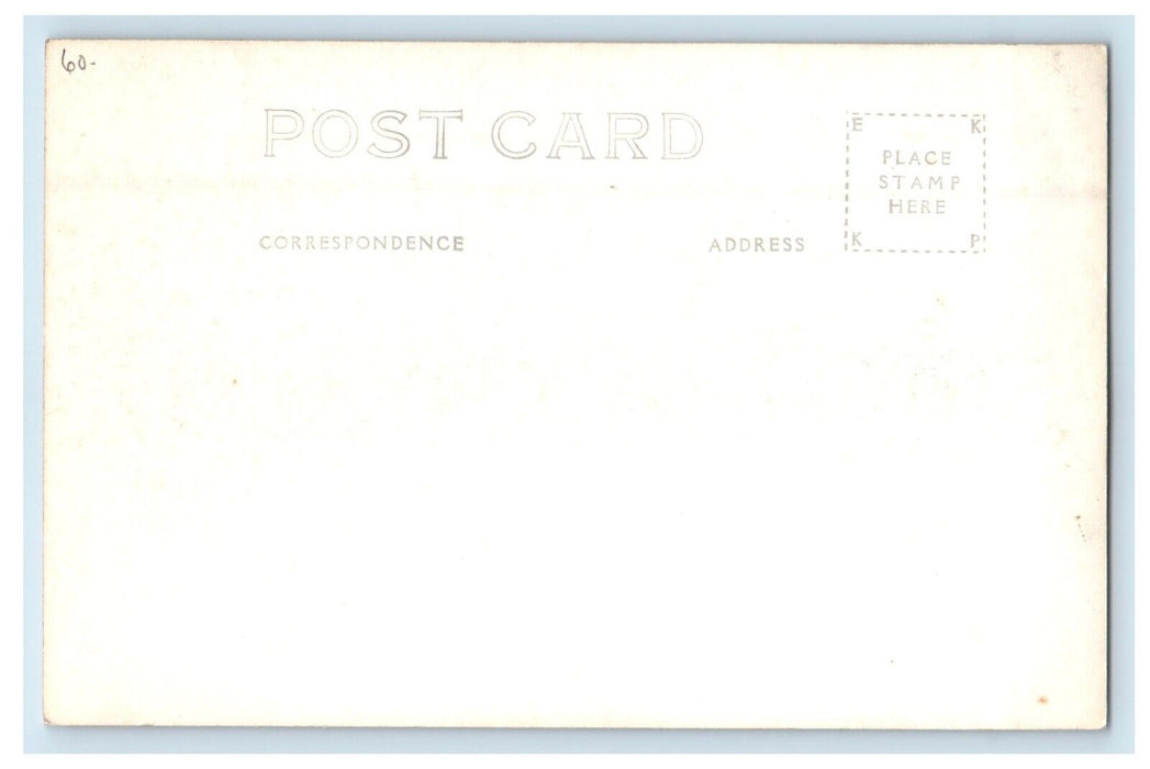 Sherbonay's Landing Yellow Creek Lake Claypool Indiana IN RPPC Photo Postcard