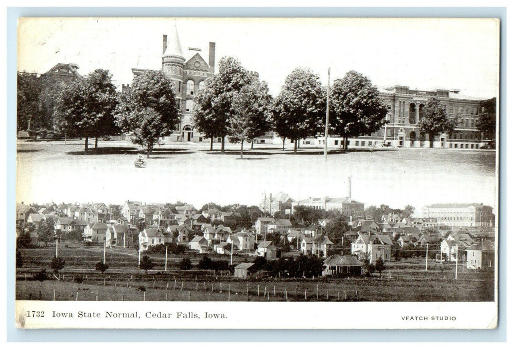 c1910's Iowa State Normal Cedar Falls Iowa IA Unposted Antique Postcard