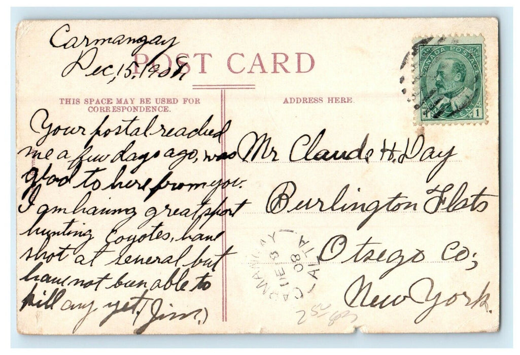1908 Siegel Copper & Company Chicago Illinois IL Posted Antique Postcard
