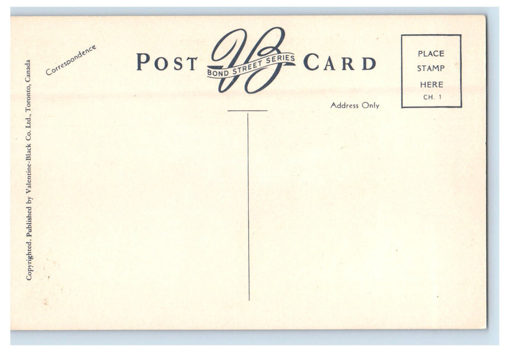 c1930s Wars Memorial, Chatham Ontario Canada Antique Unposted Postcard
