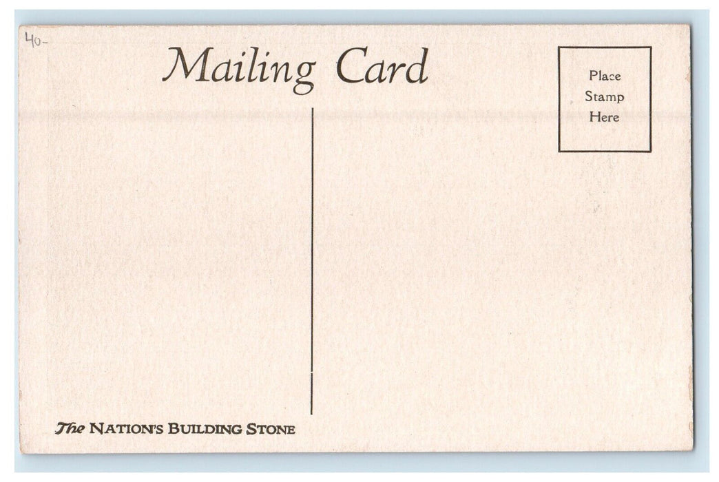 Channeling Machines At Work Indiana Limestone Company's Quarries Postcard