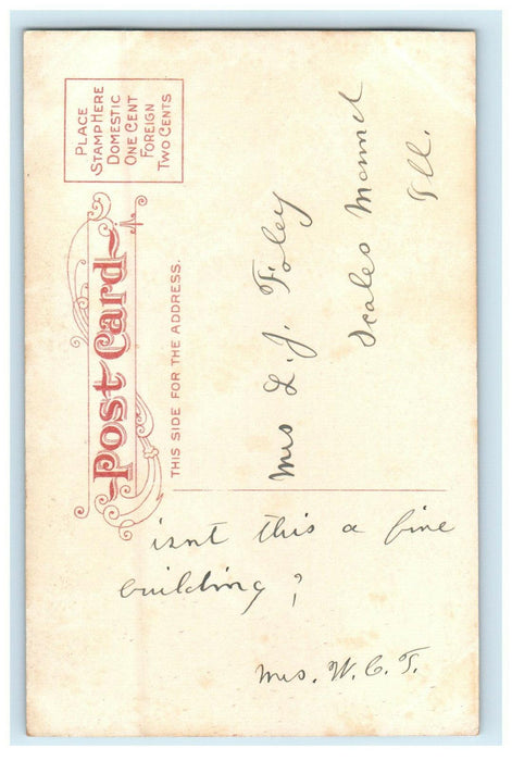 c1910s State Normal School, La Crosse Wisconsin WI Antique Posted Postcard