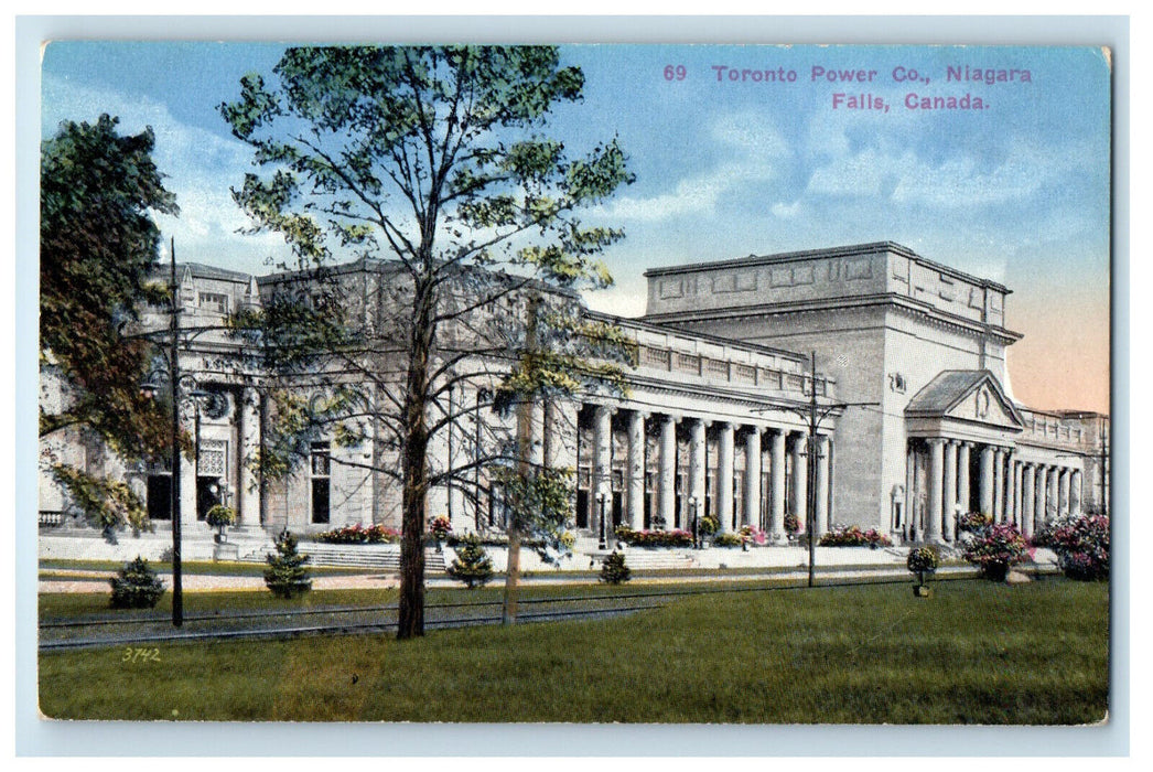c1910 Toronto Power Co. Niagara Falls Ontario Canada Unposted Antique Postcard