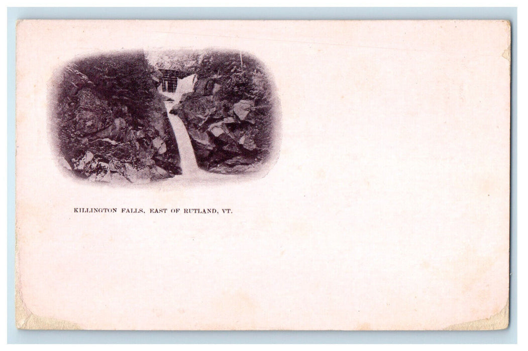 c1900s Killington Falls, East of Rutland Vermont VT Unposted PMC Postcard