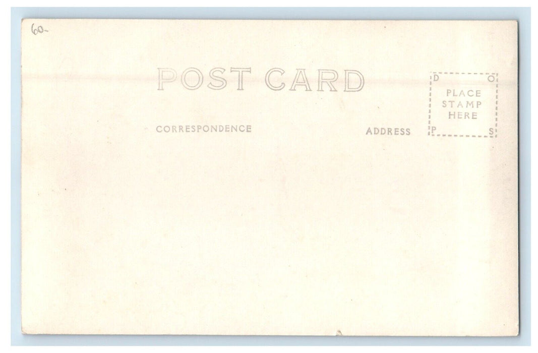 c1940's Main Street Looking East Angola Indiana IN RPPC Photo Vintage Postcard