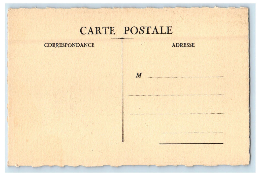 c1940s Restaurant Du Boeuf A La Move France Unposted Vintage Postcard