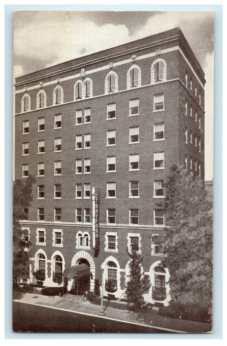 c1940s Hotel Stratford on Capitol Hill Washington DC Unposted Postcard