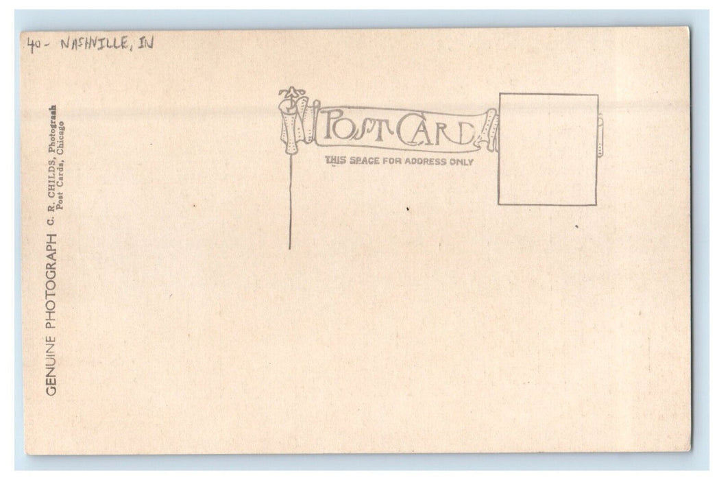 Cozy Spot On Salt Creek Brown Co. Indiana IN RPPC Photo Antique Postcard