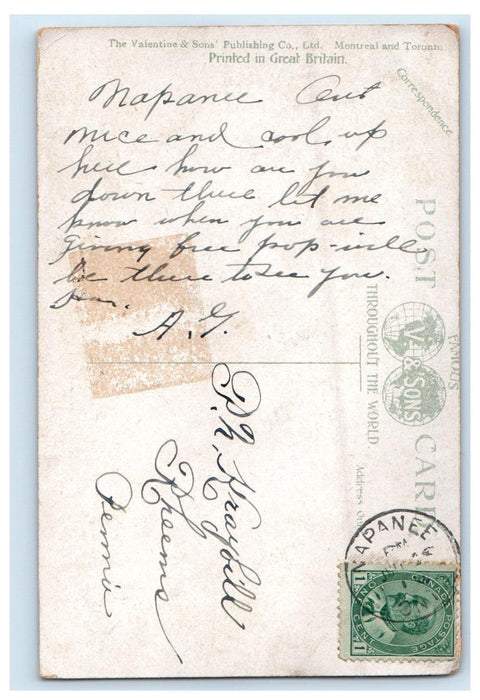 c1910 Among The 1000 Islands St. Lawrence River Canada Posted Postcard