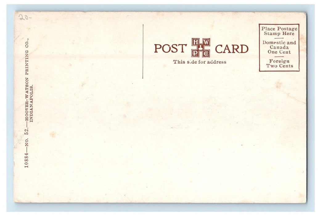 c1910's Bear Pit, Riverside Park Indianapolis Indiana IN Antique Postcard