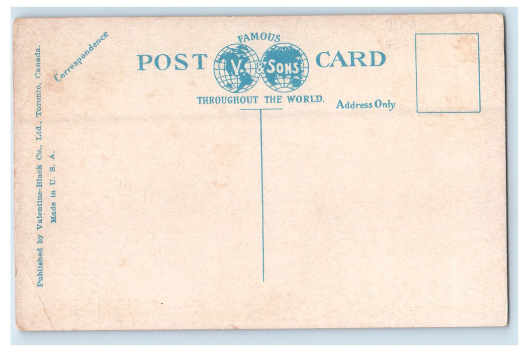c1920s War Memorial Victoria Park Cobourg Ontario Canada Unposted Postcard