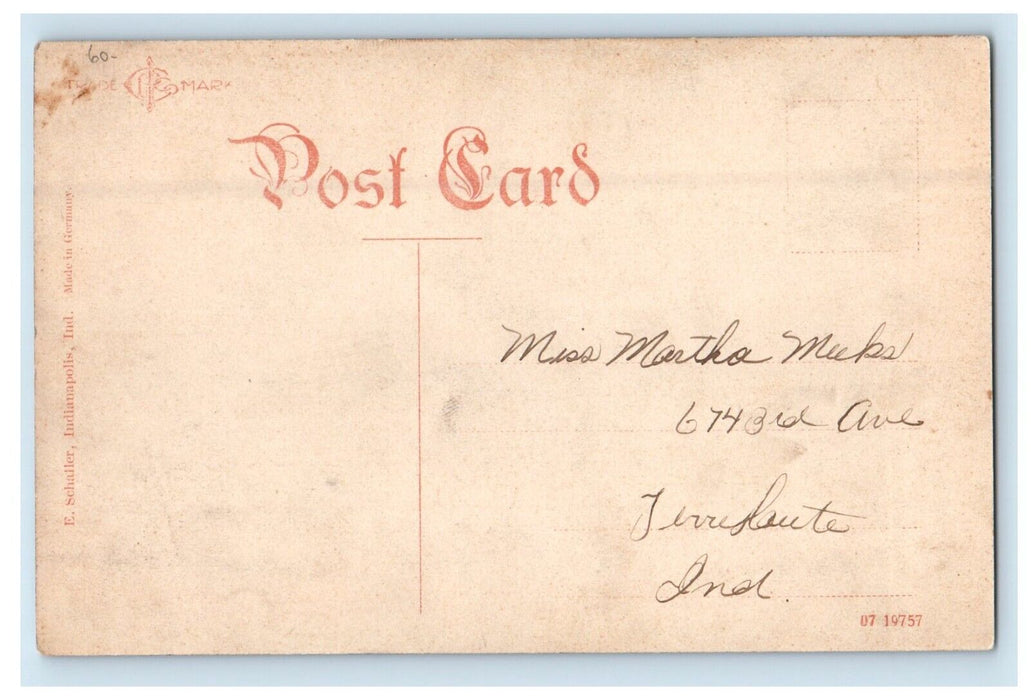 c1910's C.C.C Railroad Department Y.M.C.A. Indianapolis IN Antique Postcard