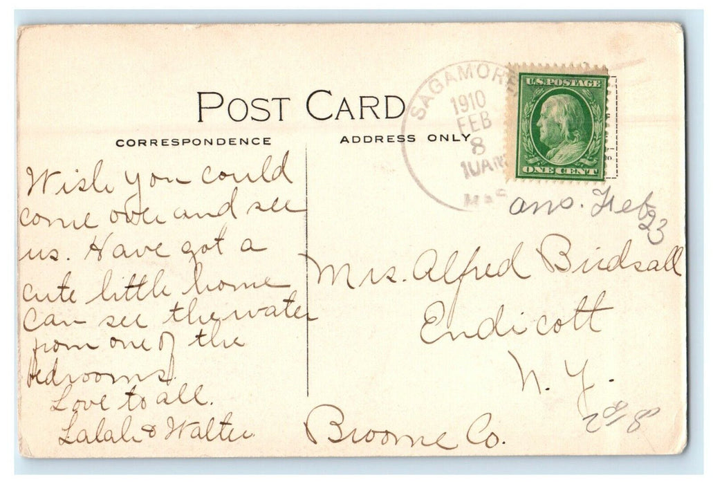 1910 Residence Of Hon. E. S. S. Keith Sagamore Massachusetts MA Antique Postcard