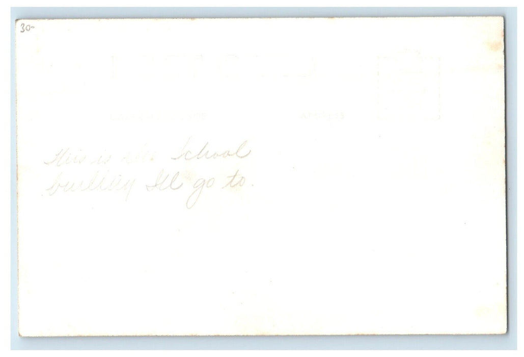 Army Finance School Class Room Building Ft. Bent Harrison IN RPPC Photo Postcard
