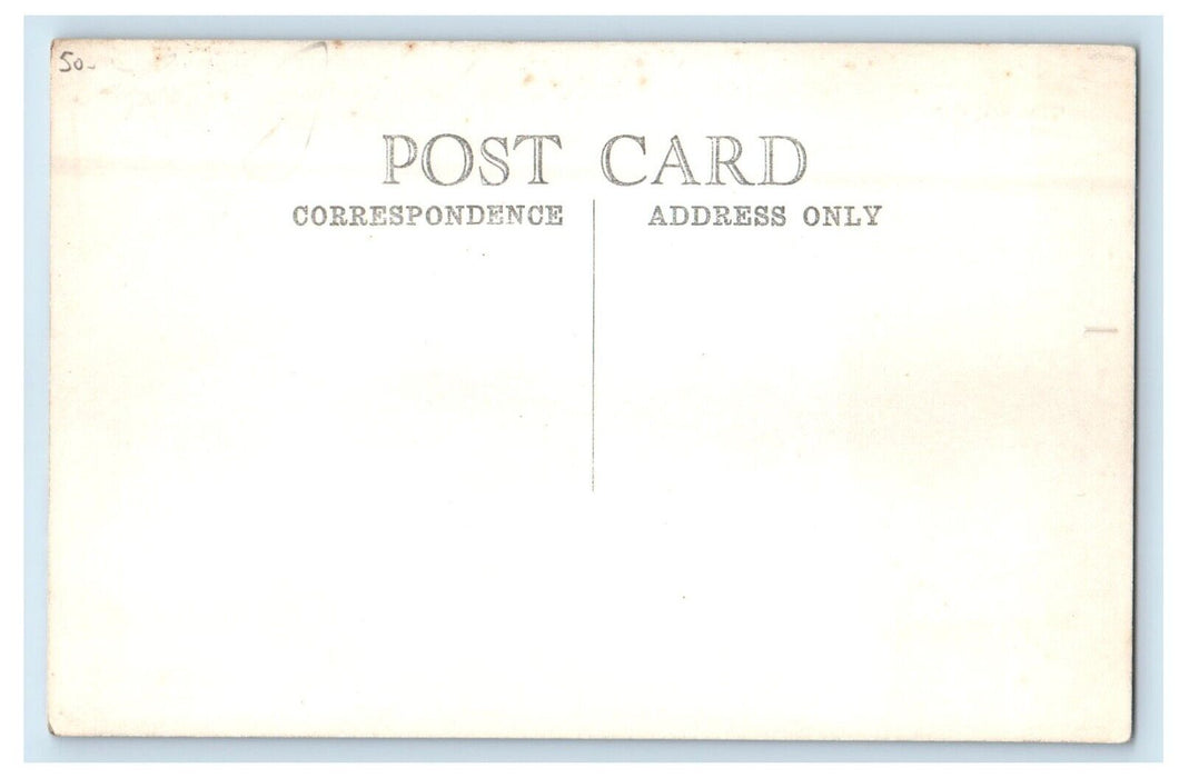 c1910's The Narrows From Bledsoe's Lake James Indiana IN RPPC Photo Postcard