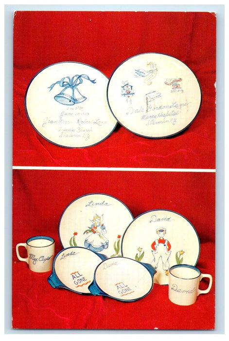 1962 Quality Dinnerware T.G. Parsons Co. Advertising Deposit NY Postcard