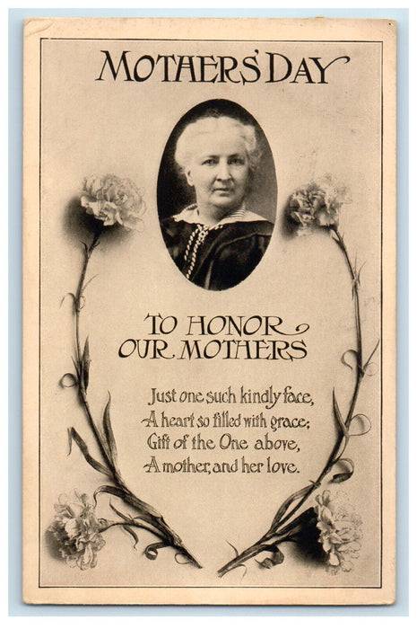 1916 Mothers Day Deer River New York NY Advertising Antique Posted Postcard