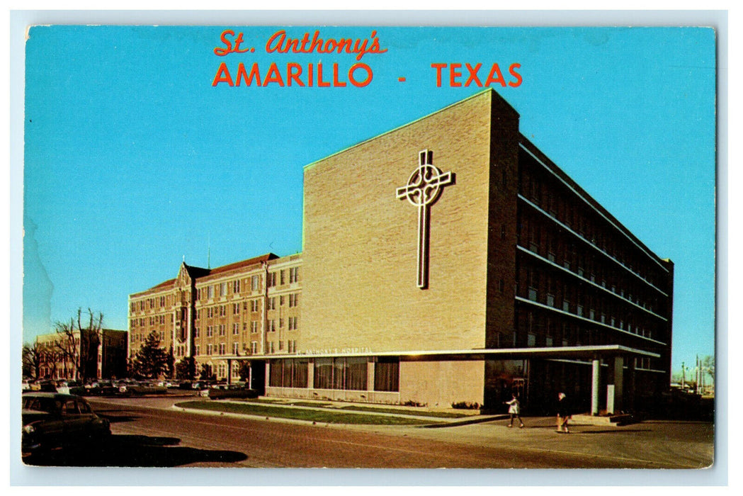 c1950s St. Anthony's Amarillo Texas TX Unposted Vintage Postcard