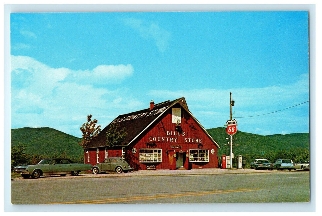 c1950s Barn Yesterday Bill''s Country Store Sherburne Center Vermont VT Postcard