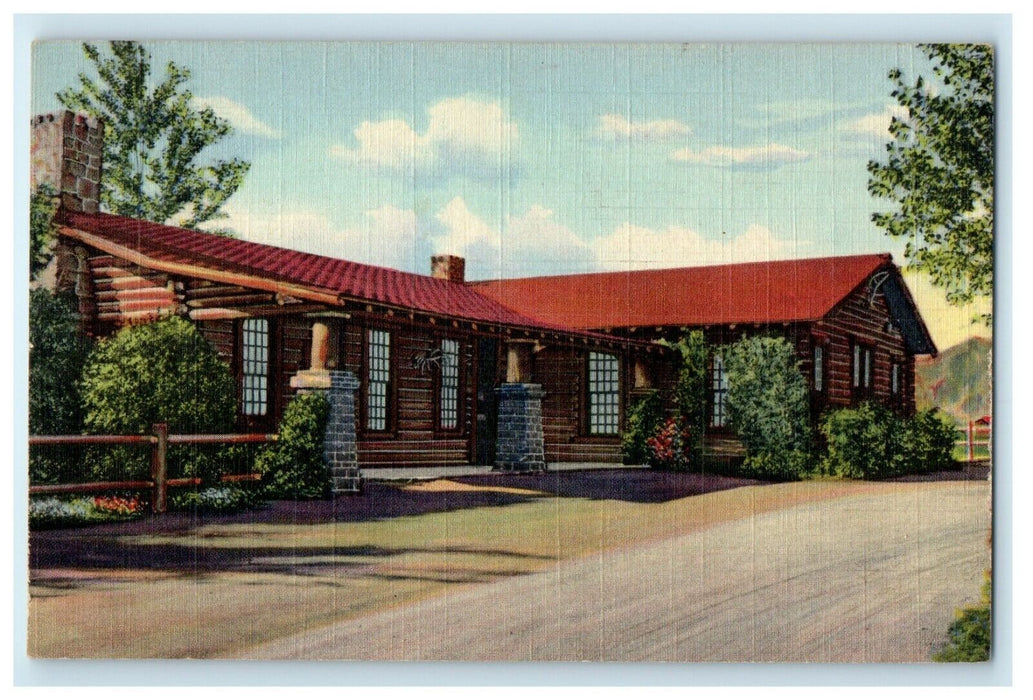 c1940's Buffalo Bill's Museum Cody Wyoming WY Unposted Vintage Postcard