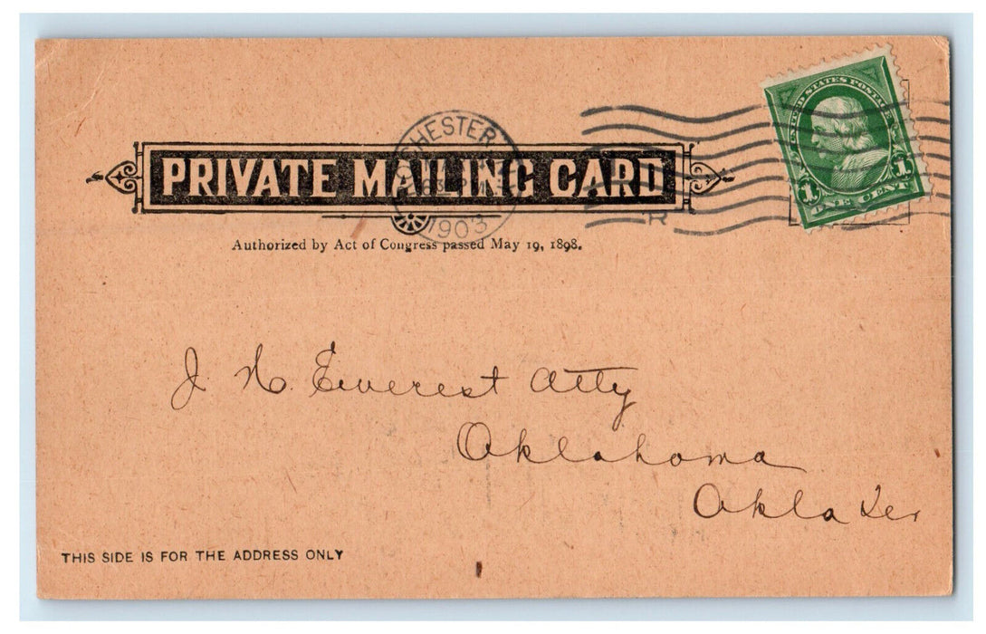 1903 The Lawyers Co-operative Publishing Co Rochester NY PMC Postcard
