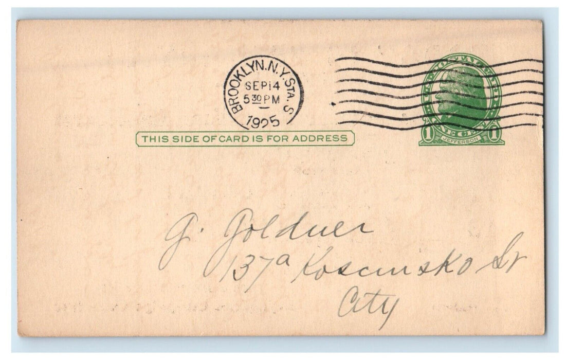 1925 Republican Candidates Campaign Committee Brooklyn New York NY Postcard