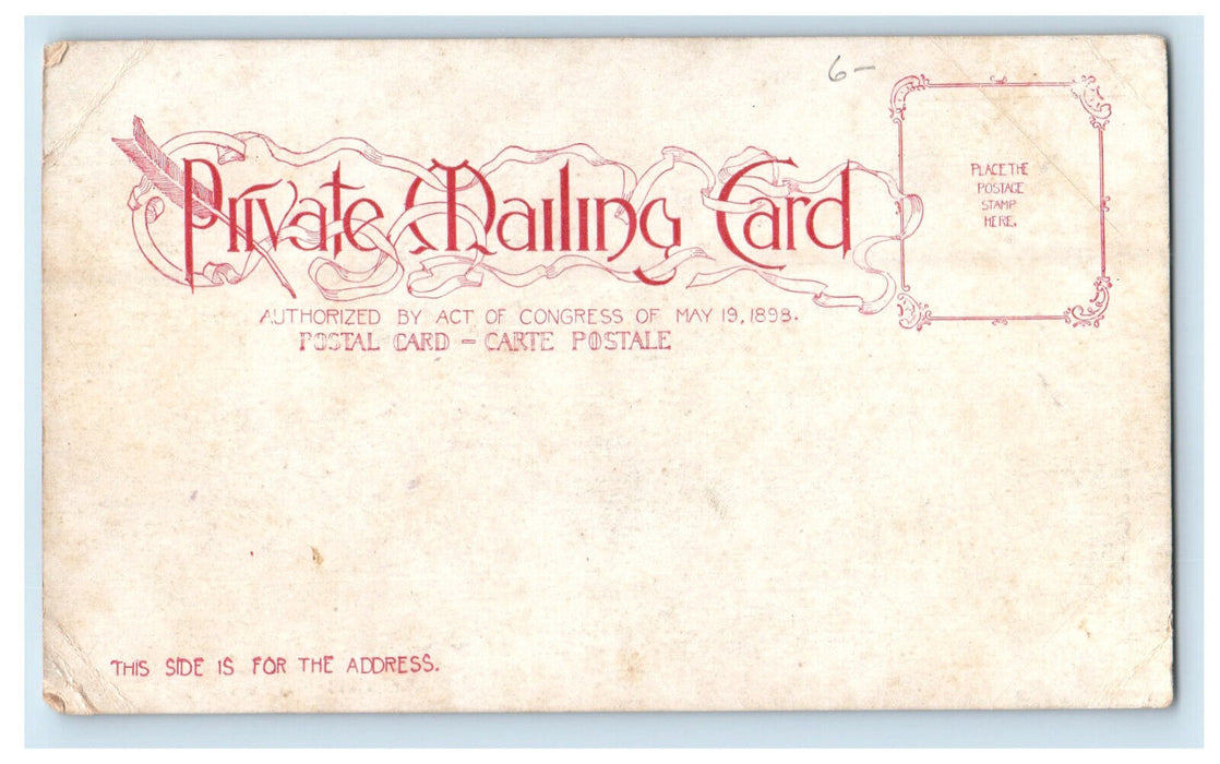 1903 Prudential Building Newark New Jersey NJ PMC Antique Posted Postcard