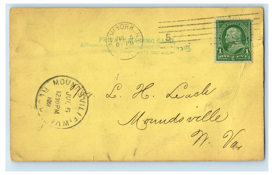 1901 David Williams Company Drive Williams St. Mountsville WV PMC Postcard