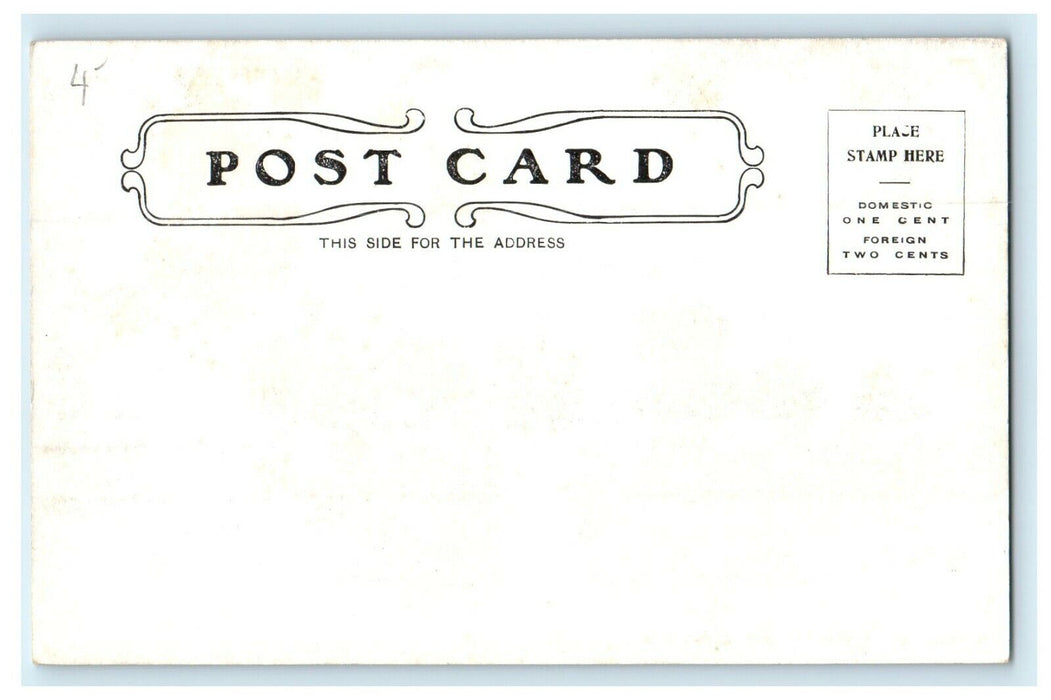 c1905 View Of Congregational Church Waltham Massachusetts MA Antique Postcard