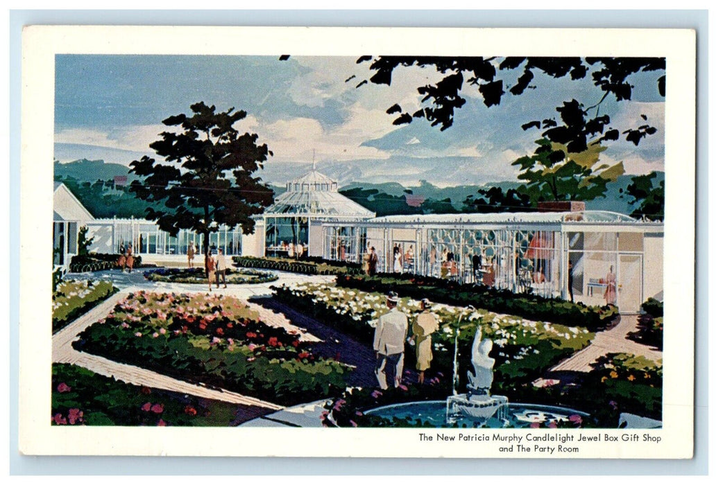 Yonkers New York NY, Patricia Murphy Candlelight Restaurant Party Room Postcard