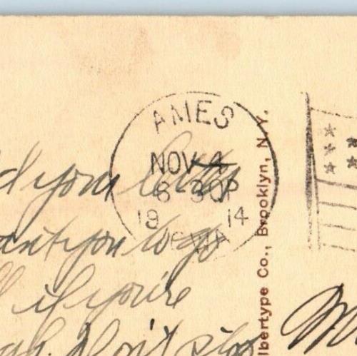 1914 Campus Iowa State College Ames Iowa IA Posted Vintage Postcard