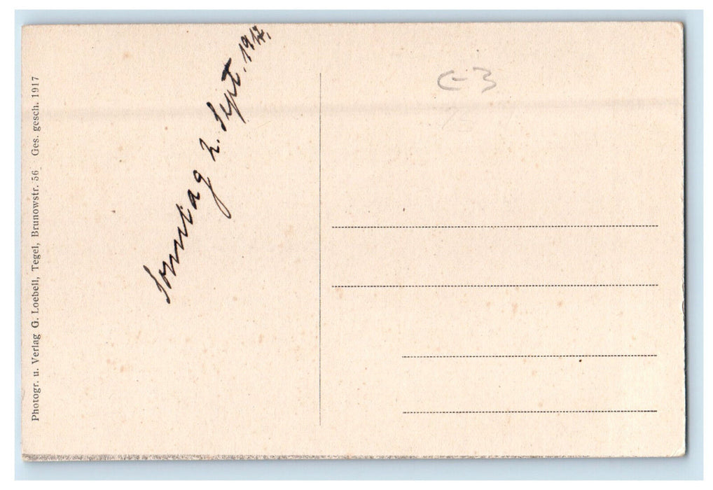 1917 Kurhaus Tegel (Reserve-Lazarette) Germany Vintage Unposted Postcard