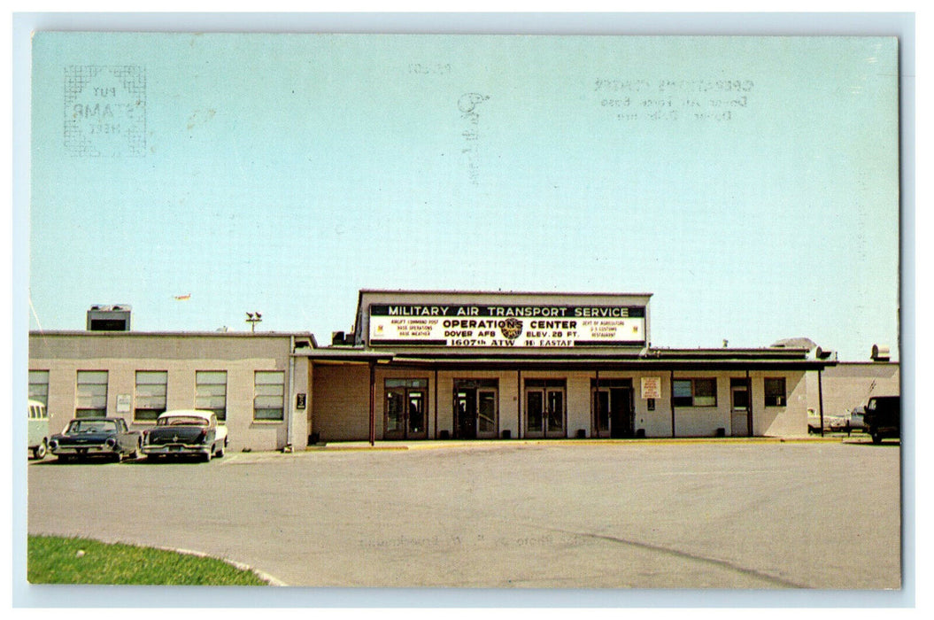 c1960s Operations Center Dover Air Force Base Dover Delaware DE Postcard