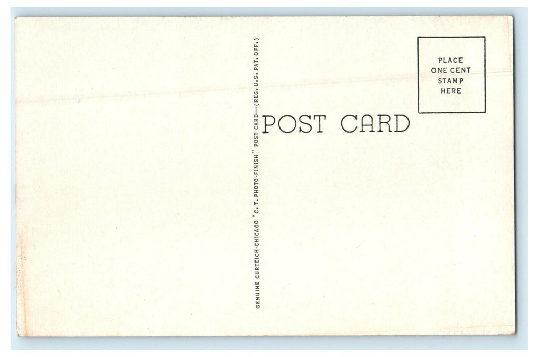 c1920s Alton Railway Depot Dwight Illinois IL Unposted Vintage Postcard