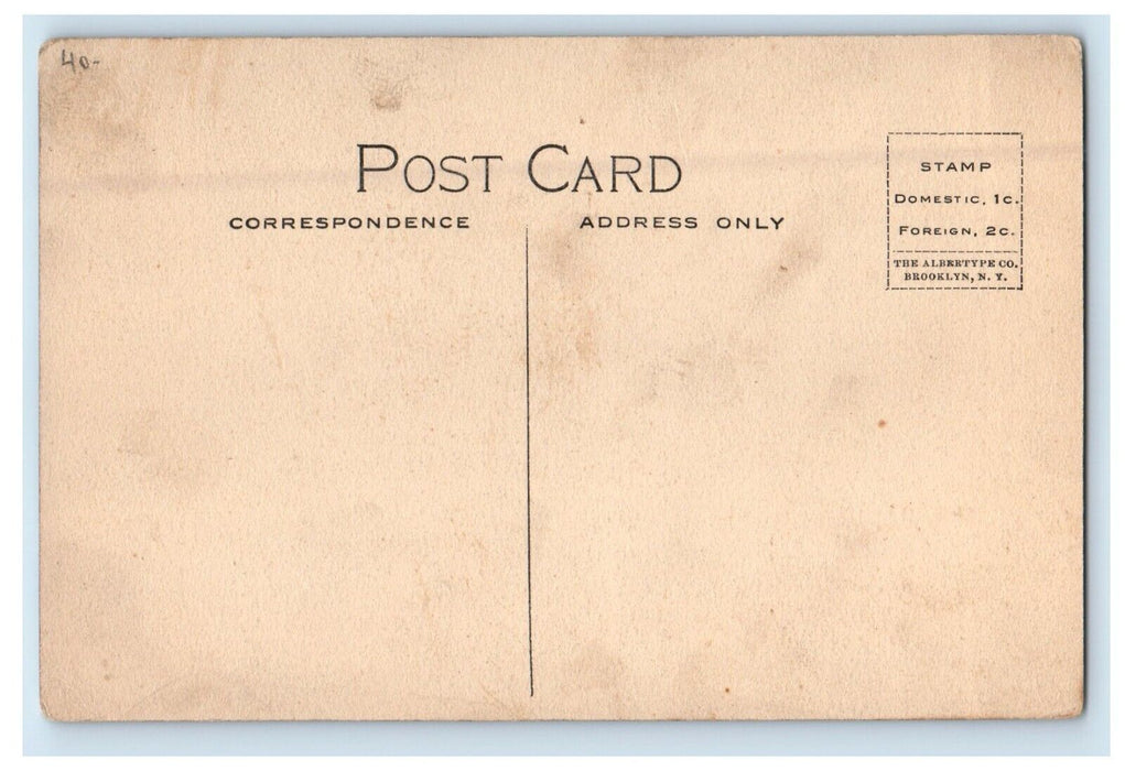 c1910's South Side State Street Ashley Indiana IN Unposted Antique Postcard