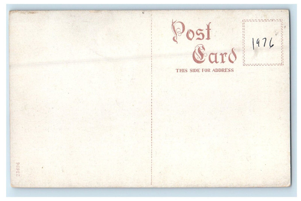 c1910's Odd Fellow's Building Madison Indiana IN Unposted Antique Postcard