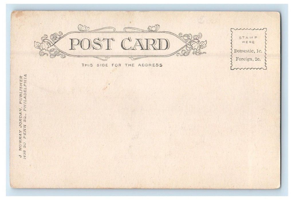 c1905 Main Street View Bicycle East Richmond Indiana IN Antique Postcard